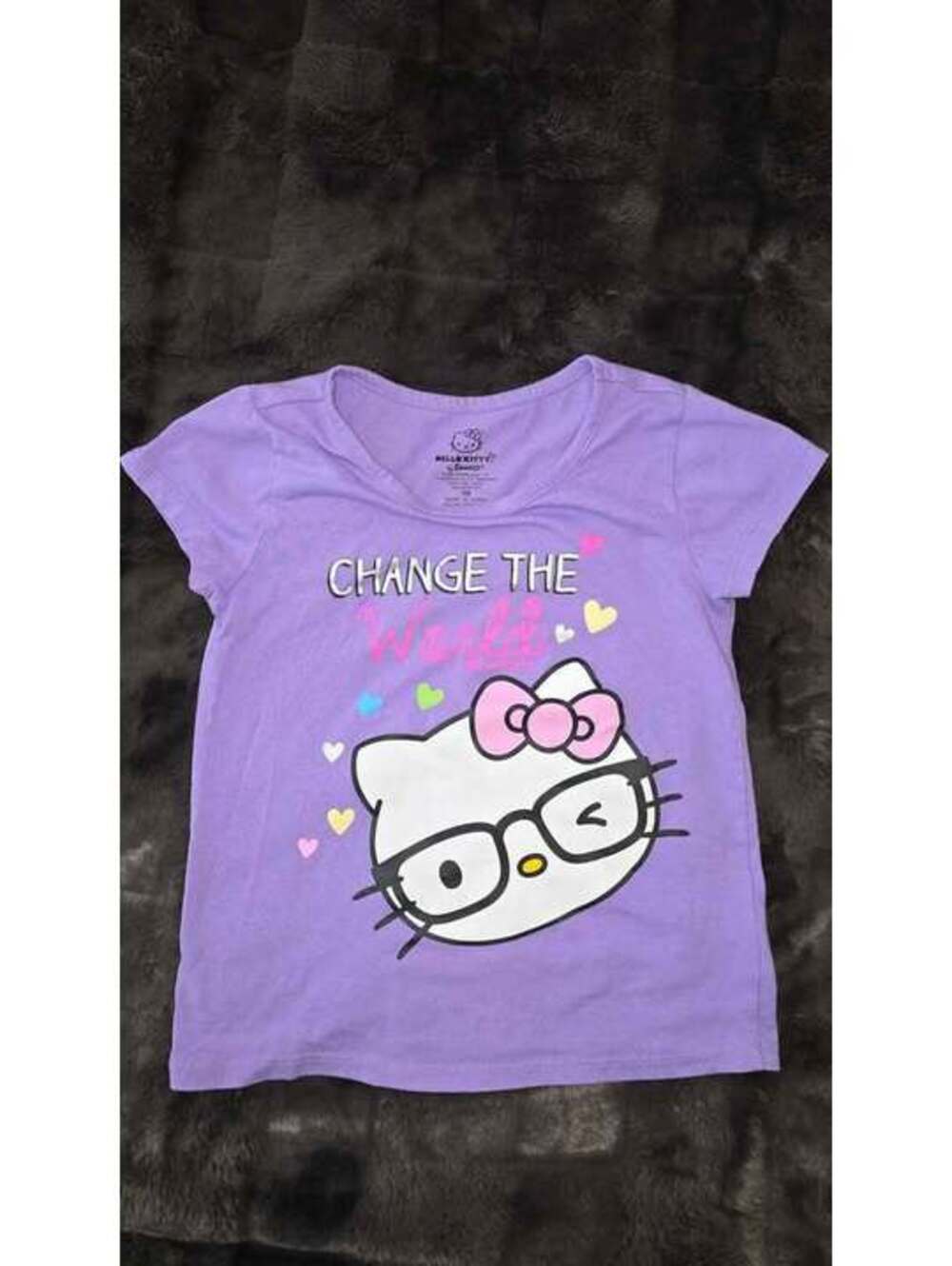 Hello Kitty Purple T-shirt Size 10